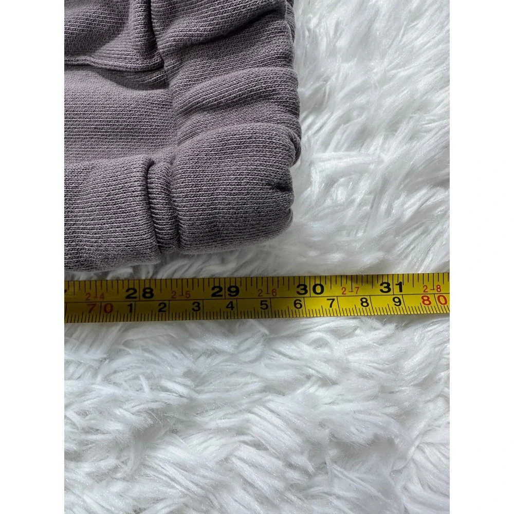 Prevu Studio London Mens Joggers Sweatpants Purple Grey‎ Size Large 100% Cotton